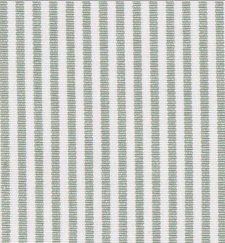 Grey green pin stripe curtain - pin,