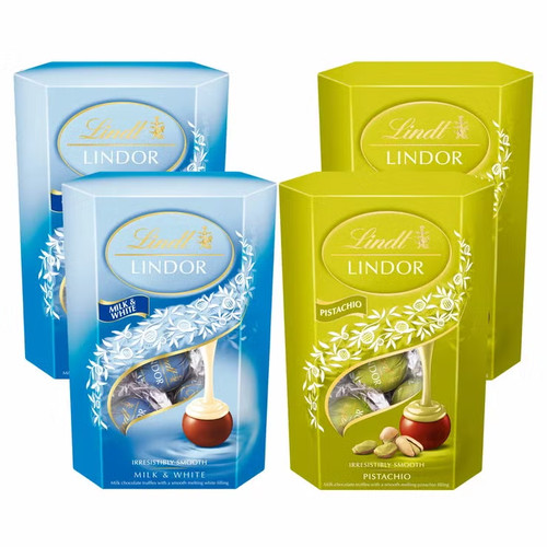 Lindt lindor milk white - lindor,