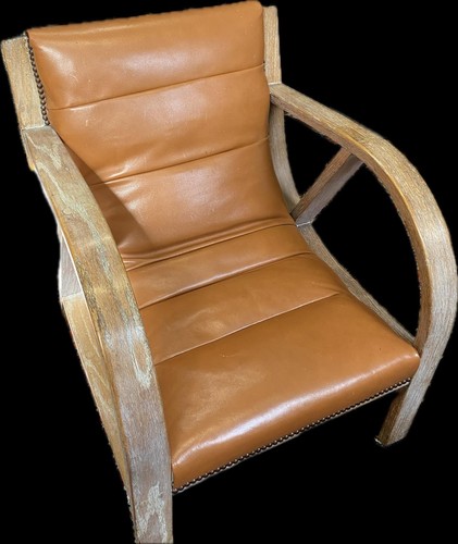 Late 20c tan leather bentwood - late,