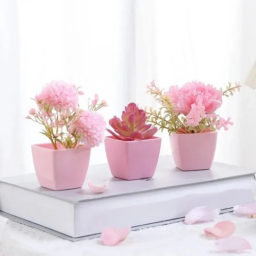 Potted plants 3pcs - potted, artificial