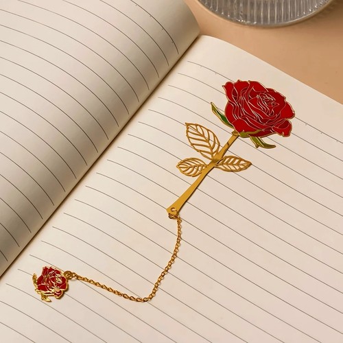 1pc exquisite metal rose - 1pc,