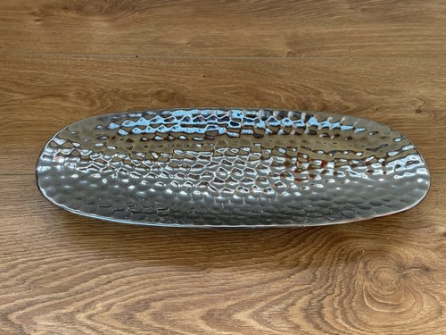 Large hammered effect candle - effect,