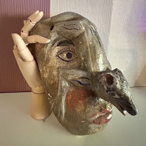 Folk horror art - horror, wood