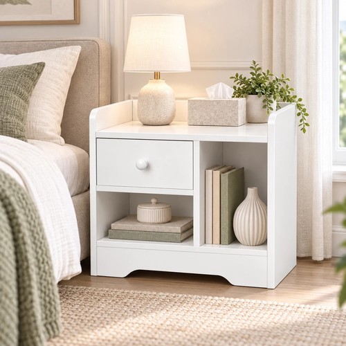Drawer bedside table cabinet - bedside,