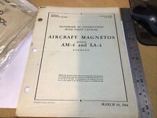 TO 03-5D-20 Handbook of Instructions & Parts Catalog Eisemann AM-4 &LA-4 Magneto