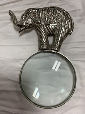 Vintage Elephant 7.5" Silver