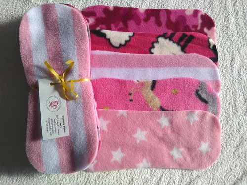 Girl prints fleece nappy - girl,