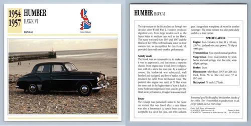Humber hawk 1954 - humber, vi