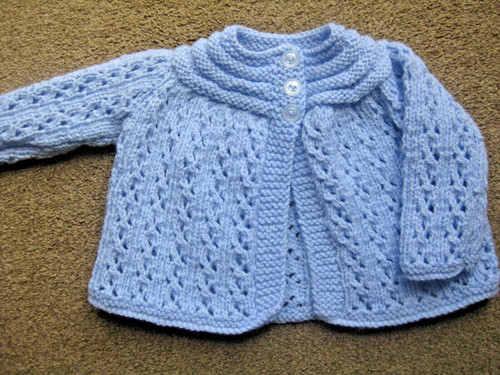 Lovely hand knitted matinee - hand,