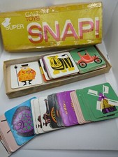 Vintage 1970 Galt Toys Super Snap Card Game Kenneth Townsend Complete Rare Retro