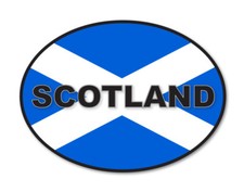 SCOTTISH OVAL Flag, car, van