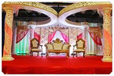 Wedding stage decoration, Mandap, Stage, Asian wedding, wedding pillars,
