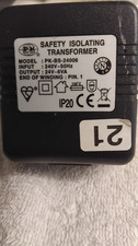 Pilot King PK-BS-24016 Safety Isolating Transformer Adapter 24V for Fairy Lights