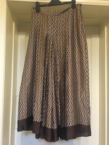 Zara amazing brown cream silk - brown/cream,