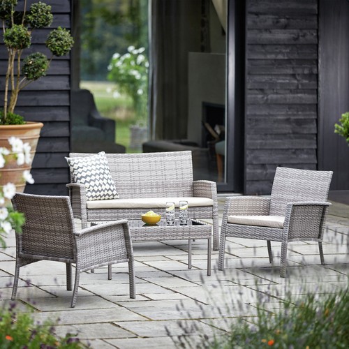 Rattan garden furniture - garden,