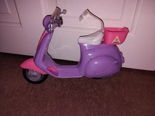 Barbie Pink/Purple Passport Vespa Scooter Mattel