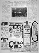 Original Old Antique Print