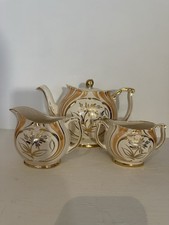 Gibson Cream And Gold Teapot