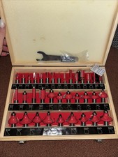 Faithfull FAIRBS35 1/2in TCT Router Bit Set, 35 Piece