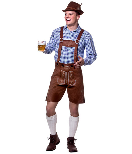 New authentic lederhosen faux - lederhosen,