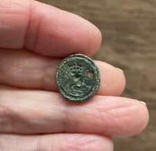 15TH CENTURY. BRASS COIN WEIGHT FOR AN ENGLISH GOLD HALF NOBLE.