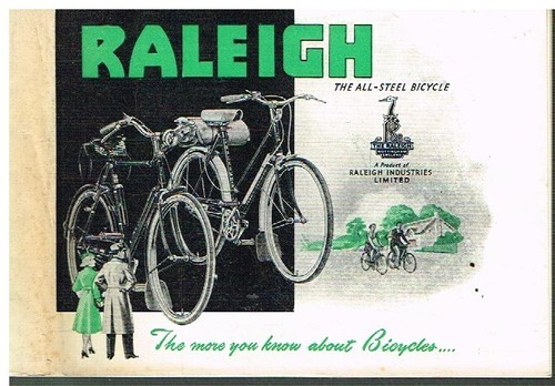 Raleigh bicycles original 1953 - bicycles,