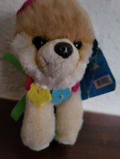 Gund Pomeranian Boo World's Cutest Dog Plush In Hula Outfit Itty Bitty