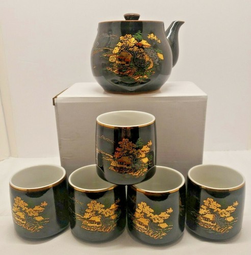 Vintage japanese teapot set - vintage,