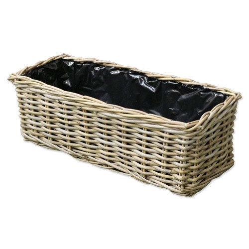 Rattan window box - box, wicker