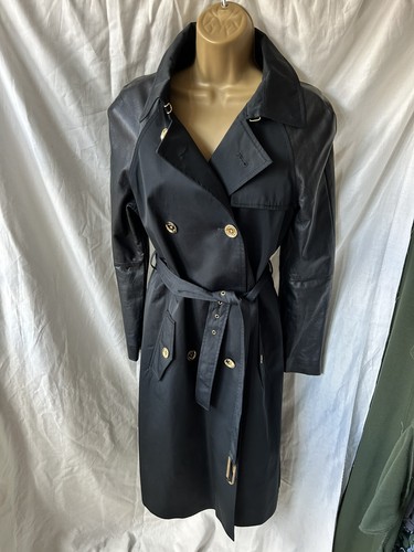 Michael kors black trench - trench, coat