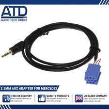 AUX 3.5mm for Mercedes 8-Pin AUX Plug Cable Input Adapter ATD AUX-24141