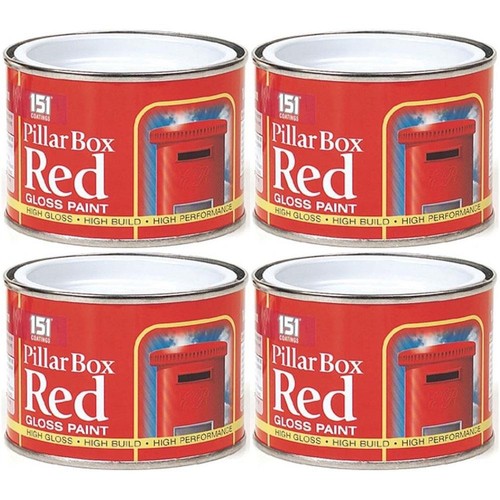 Pillar box red paint - pillar,