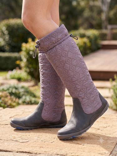 Cushe gray flex - gray, quilted