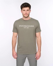 Mens Duck & Cover Chamata T-Shirt - Green Slate