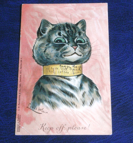 Original louis wain signed - louis,