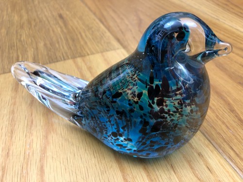 Iridescent glass love - love, bird