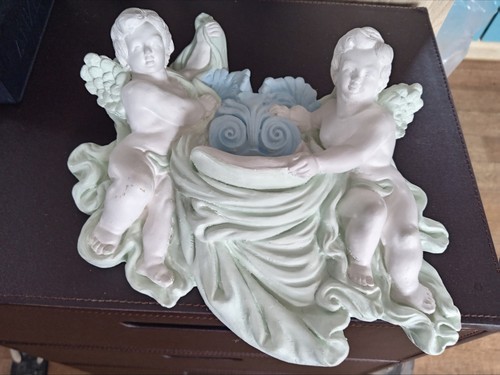 Vintage cherub plaster - vintage, wall