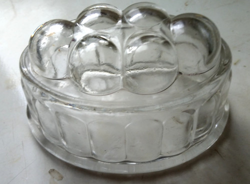 Small glass jelly mould 13 - glass,