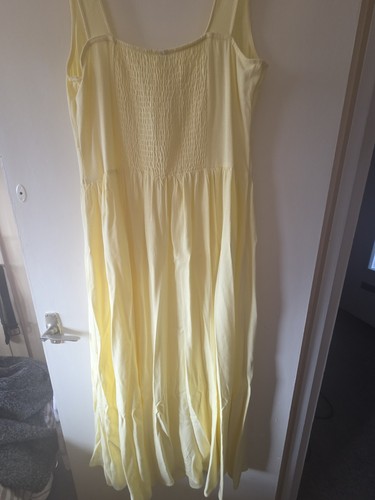Peacocks yellow fit flare - peacocks,