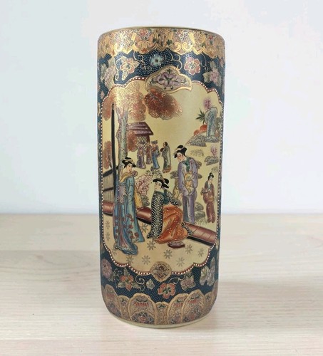 Vtg porcelain satsuma style - vtg,