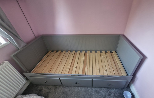 Ikea single trundle - trundle, frame