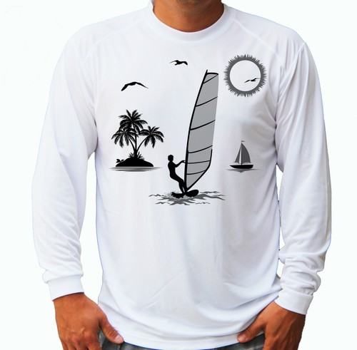 Windsurf boat long sleeve upf - windsurf,