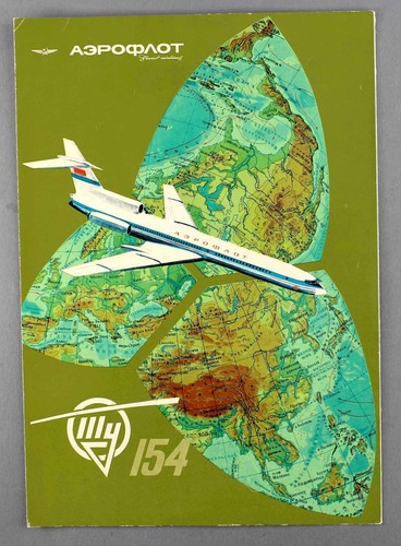 Aeroflot tupolev 154 - aeroflot,