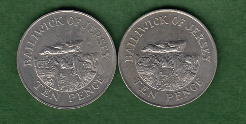 Jersey 1988 ten pence - 1988,