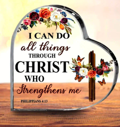 Acrylic christian gift with - christian,