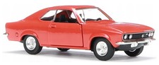 Welly 1970 Opel Manta A Orange Red 1:34 1:39 Scales 4.5 Inch Diecast Car in Box