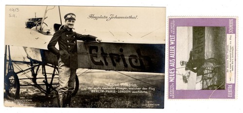 Zeppelin air mail 1913 alfred - zeppelin,