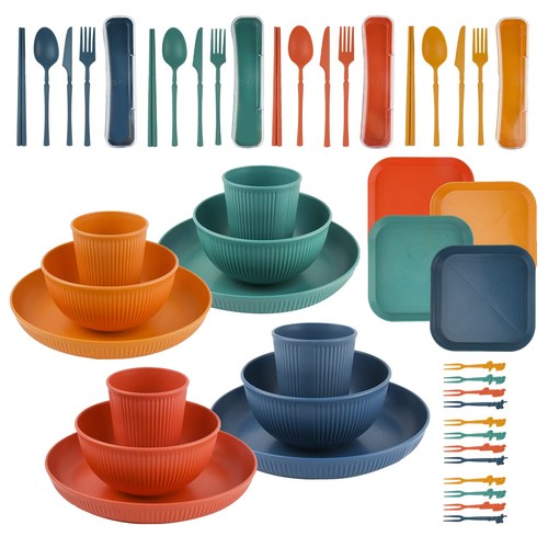 Camping plates and - plates, bowls