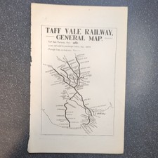 Original 1922 map taff vale - 1922,