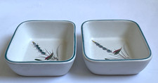 Vintage Denby Greenwheat Hors D’oeurve Oven To Table Ramekin Dish X 2 Ramekins